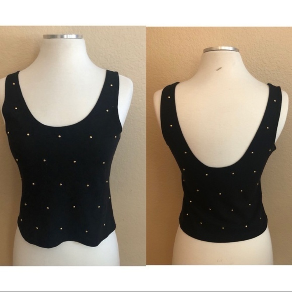 Express Cropped Beaded Tank Top‎ - Picture 4 of 6